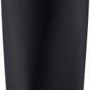 Resin Bathroom Tumbler Cup .Bathroom Cup Holder with Modern Design for Bathroom or Office.JINCROP Holding Toothbrushes, Make-up Brushes Cup.(Matte Black)