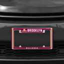 Rico Industries NCAA Standard 12" x 6" Chrome All Over Automotive License Plate Frame for Car/Truck/SUV (L-M Schools)