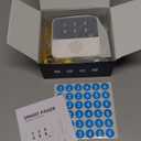 WiFi Caregiver Pager Smart Call System - Display Caller ID & App Alerts, No Monthly Fee, IP65 Waterproof Wristband + 2 Call Buttons, Emergency Alert Button for Elderly at Home & Nursing Care