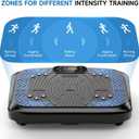 Vibration Plate Exercise Machine Weight Loss, Full Body Workout Vibration Plate Lymphatic Drainage, 199 Adjustable Speeds Power Shaping Vibrating Plate 450 Lbs Capacity Fitness Platform