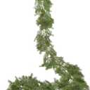 DearHouse 6.01Ft Christmas Garland Pine Cypress Artificial Greenery Garland,Artificail Pine Christmas Garland for Holiday Season Mantel Fireplace Table Runner Centerpiece Dcor