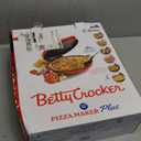 Betty Crocker Pizza Maker Plus, 12" Indoor Electric Grill, Nonstick Griddle Pan for Pizzas, Quesadillas, Tortillas, Nachos and more, 12" Electric Griddle for Delicious Meals and Snacks, Red (Full Size)