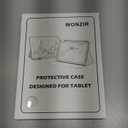 Wonzir for iPad mini 7 A17 Pro Case(2024), iPad mini 7th/ 6th Slim Powerful Magnetic Case, 4 Standibg Angles, Vertical Stand Cover, with Auto Wake/ Sleep and with Pencil Holder (White, iPad mini 6th/ 7th)