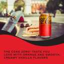 Coca-Cola Zero Sugar Orange Cream Soda Soft Drink, Fridge Pack Cans, 12 fl oz, 12 Pack, BBD: Feb 16/26