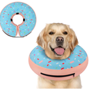 Supet Raised Inflatable Dog Cone Collar to Stop Licking, Soft Dog Cone Alternative After Surgery, Doggie Neck Donut Collar for Small Medium Large Dogs