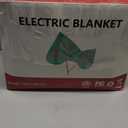 Electric Blanket Full Heated Blanket 72''X84'' - Ultra Soft Silky Flannel and Fluffy Sherpa Heating Blanket with 5 Heating Levels & 10 Hrs Timer, ETL Certified & Overheat Protection, Gifts for Grandma (05-hunter Green)