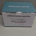 Cordless Electric Lunch Box for Adults, 18000mAh Rechargeable Portable Self-Heating Lunch Box Food Warmer, 1.5L(6 Cups) Container for Outdoor, Work, Office, Camping, TravelBlueBlack (Large)