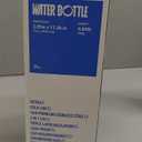 OISIZ Insulated Water Bottle 24 oz with 2 in 1 Spout and Straw Lid,One Click Safety Lock,100% Leakproof,Keep Cold 24H,Vacuum Stainless Steel Water Bottle for School,Travel and Sports,Dishwasher Safe (Navy Blue)