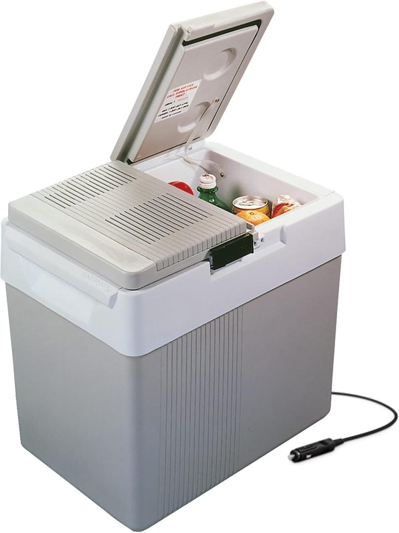 Koolatron 12V Iceless Cooler & Warmer  Portable 33 qt Electric Cooler/Nevera Porttil Elctrica for Car Truck Camper Boat Hard Sided Mini Fridge for Camping Picnic Travel Lunch Food Drinks Office