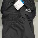 COPOZZ Ski Pants for Men and Women with Waterproof Breathable Comfortable All-Weather Protection for Skiing and Hiking White (Large, Black)