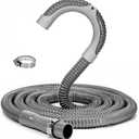 Funmit 8Ft Universal Washing Machine Drain Hose Flexible Extension Hose Fit for Most Household Washing Machines