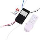 Ceiling Fan Remote Control Kit with Light Receiver Controller, 6-Speed Adjustable, Long Range Transmission, High Voltage Compatible 90-265V