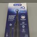 Oral-B iO Series 2 Rechargeable Electric Powered Toothbrush Starter Kit, Night Black with 2 Brush Heads - Automatic Pressure Sensor to Protect Gums - 3 Modes - 2 Min Timer