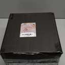 Nervure 100Pcs Ivory and Gold Plastic Plates - 10.25 Inch Disposable Ivory Dinner Plates - Heavy Duty Plastic Plate Ideal for Wedding & Party 