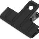 Coideal Large Metal Bull Clips Black - 30 Pcs 3 Inch Long Thick Square Paper Clip Clamps for Art Crafts, Office & Kitchen Bags (77 mm)