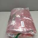 Glad Bathroom Trash Can, 2.6 Gallon (10L) - Slim Plastic Waste Basket with Pop-Up Lid and Bag Ring - Colored Clear Trash Can for Bedroom, Office, College Dorm - Blush