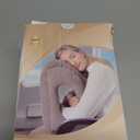 Sunany Travel Pillow, Inflatable Neck Pillow Used for Airplanes/ Cars/ Buses/ Trains/ Office Napping with Eye Mask/ Earplugs (Gray)