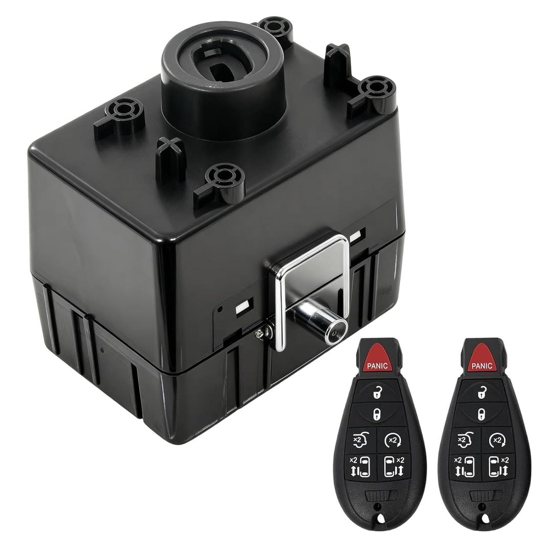 68210150AB Wireless Ignition Module Switch Kit w/ 2 Keys Compatible with 2008-2010 Dodge Ram 1500 2500 3500 Charger Challenger Magnum for 2008-2011 Chrysler 300 2008-2011