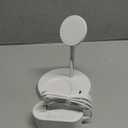 Belkin MagSafe 2-in-1 Wireless Charging Stand for Apple iPhone 16, iPhone 15, iPhone 14, & iPhone 13 Series & AirPods - MagSafe Fast Charging Station for Multiple Devices - White