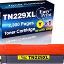EASYPRINT Compatible (High Yield, Yellow) TN229XL Toner Cartridge Replacement for Brother TN-229XL Used for HL-L3220cdw L3280cdw L3295cdw L3300cdw 8245cdw MFC-L3720cdw L3765cdw L3780cdw L8395cdw