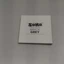 SoHo Urban Artist Brick Sketchbook Journals for Sketching, Drawing, Colored Pencils, Graphite, and More - Grey 5.5"x5.5" (100 GSM, 80 Sheets)