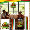 2 x Black History Month Door Decorations Hollow Design Wooden Black History Month Wreath Sign Hanging African American Decorationsfor Home Holiday Classroom Office School Praty