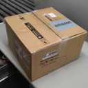 GREENSTELL Vanity Stool Chair with Storage and Folding Back, 15.7" x 15.7" x 19.5" Faux Fur Soft Ottoman for Adults, 4 Metal Legs with Anti-Slip Feet, Furry Padded Seat for Makeup, Bedroom, White