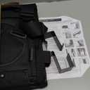 K&H Pet Products Hangin Cat Tree Door Mounted Cat Furniture, Space Saving Multi-Level Wall Perch Hammock Bed, Interconnecting Levels, Collapsible, Tool-Free Assembly - Gray - Fits Doors <80in H