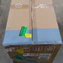 Sweetcrispy Ergonomic Office Chair Heavy Duty Task Desk Chair with Flip-up Arms, PU Leather, Adjustable Swivel Rolling Chair with Wheels, Beige : Office Products