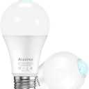 Motion Sensor Light Bulbs, 13W(100W Equivalent) 1100lm Auto Dusk to Dawn LED Bulb, A19 E26 Motion Activated Lightbulb 2700K Soft White Indoor Lighting for Closets Entryways Hallways 2 Pack