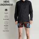 Men's Colorful Mesh Boxer Briefs - Funny Man Underwear, Moisture-Wicking Mens Mesh Underwear, No Ride Up (XL)