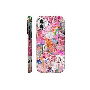 Lumen for iPhone 16 Case, Compatible with Magsafe, Hard Shell Cover with Camera Protection for Women Women Girls - Palm Boho Preppy Collage Leopard Disco Y2K Coastal Aesthetic Festive