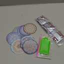 Zonon Classic Mandala 12 Pcs Refrigerator Diamond Painting Magnets Easy Diamond Art Painting Magnetic Stickers Kits Fridge Magnets for Adults DIY Home Decors