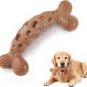 Dog Chew Toy for Aggressive Chewers Bacon Flavored Indestructible Dog Bone Toys for Medium/Large Breed to Keep Them Busy (20-70Lbs)