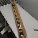 Antique Bronze Curtain Rods for Windows 48 to 86 Inch, 1-Inch Adjustable Drapery Rods with Aluminum End Cap and Brackets for Room Divider, Bedroom, Living room, Kitchen, Bathroom Etc