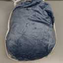 Electric Heated Blanket Full Size 72"x84",Fast Heating, Soft Microplush for Bed & Couch, 1-10Hs Auto Off & 6 Heating Levels, Machine Washable, Gifts for Grandma & Family-Light Blue Grey