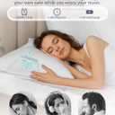 Under Pillow Speaker for Sleeping: Private Bluetooth White Noise Speaker with Bone Conduction for Sleep -Silver