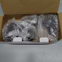 HOLKIE Office Chair Wheels - Universal Fit 3 Inch Roller Blade Casters - Safe for Hardwood Carpet Floors - Heavy Duty Rubber Replacement for Gaming Chairs - Smooth, Silent Glide - Set of 5 (5 Pack-11mm, Clear)