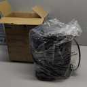 Horavie Small Single Serve Coffee Maker, Fast Brew One Cup Coffee Machine for K Cup and Grounds, 6 to 12 oz. Brew Sizes, Pod Coffee Maker with Descaling Reminder and Viewing Tank, Black (9.45 Inches)