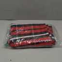 Christmas Red and Black Plaid Rug 27.5 x 43 Inches, Hand-Woven Indoor/Outdoor Layered Cotton Blend Buffalo Plaid Rug, Washable Front Door Mat, Perfect for Porch, Living Room, Entryway