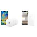 Eve 3-Pack Smart Motion & Light Sensor, Matter & Thread, IPX3, Automatic Activation, Apple HomeKit, Alexa, Google Home, SmartThings, White