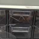 Arteza 16 Drawer Organizer and Storage Cabinet  Clear Plastic, Stackable Drawers for Makeup, Crafts, Sewing, Office Supplies, Small Parts & Tools.