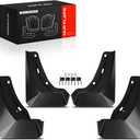 A-Premium Mud Flaps Compatible with Hyundai | for Hyundai Santa Fe 2024 SUV, No Drilling Required Mud Guards with Accessories, Set of 4 Front and Rear