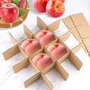 10 Set Moving Box Divider Kits, 13 x 13 x 3Inch Shipping Protective Cardboard Packing Dividers for Glassware Fruit Separation, Moving Kitchen Packing Supplies(Box Not Included)