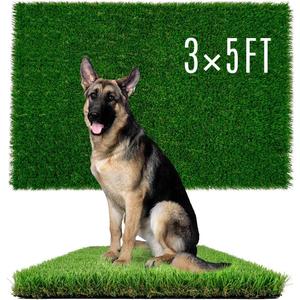 SunTurf Dogs Grass for Potty Training, Artificial Grass for Dogs Puppy Fake Grass Pads 3×5ft Large Supplies Pets Litter Rugs for Puppy Training