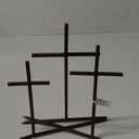 Golgotha Nail Tabletop Nail Crosses 9-3/4