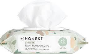 The Honest Company Clean Conscious Multi-Use Wipes | Hypoallergenic + Unscented for Sensitive Skin | Over 99% Water, Compostable, Plant Based, Baby Wipes | Geo Mood, 288 Count