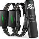 Dog Shock Collar 2 Dogs - 3300Ft Dog Shock Collar with Remote Control for 2 Dogs10-120lbs Waterproof, Rechargeable e bark Collar for Large Medium Dogs Training Collar with 3 Training Modes