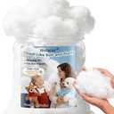Welacer Polyfill Stuffing, Fluffy Pillow Stuffing for Stuffed Animals, DIY Plush Toys, Cushions, Cloud Decorations, Premium Original White Polyester Filling for Crochet Crafts,2.3lb/36.8oz