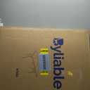 Folding Table 6ft Portable Heavy Duty Plastic Fold-in-Half Utility Foldable Table Plastic Dining Indoor Outdoor for Camping, Picnic and Party, White